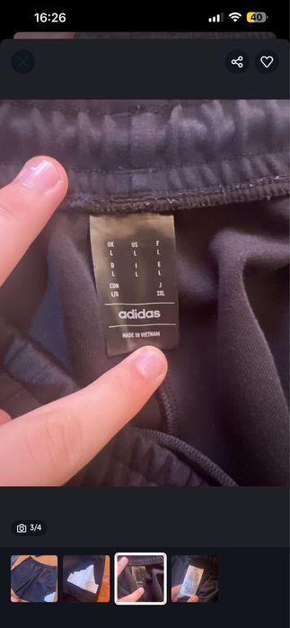 pantaloni adidas