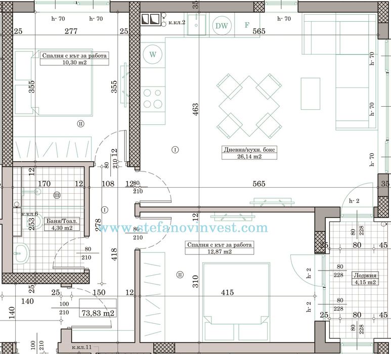 Продава се Тристаен апартамент в Варна, Кайсиева градина - 84 кв.м за 1500 €/кв.м - Снимка #4