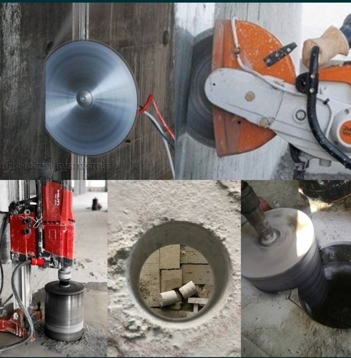 Beton teshish va kesish бетон кесиш тешиш хизмати