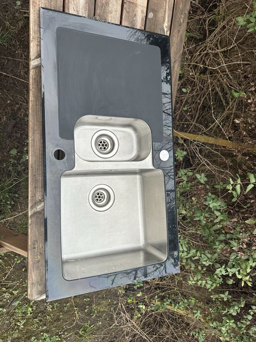 Chiuveta bucatarie inox/sticla