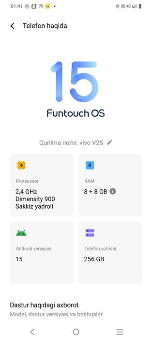 Vivo v25 1 oy kafolat