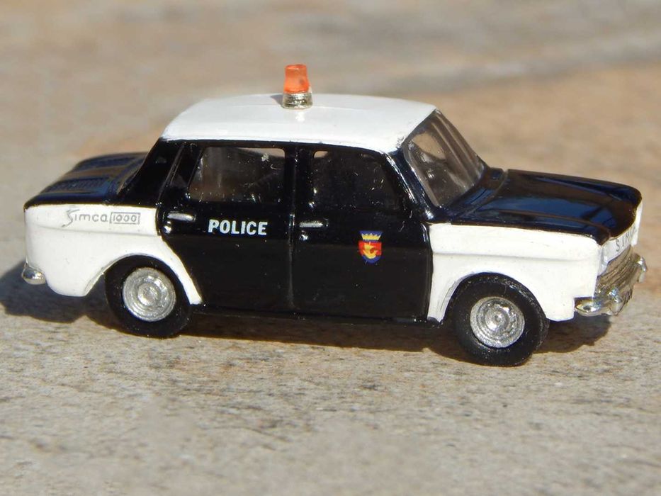 Macheta masina de politie Simca 1000 Norev Franta scara 1:86