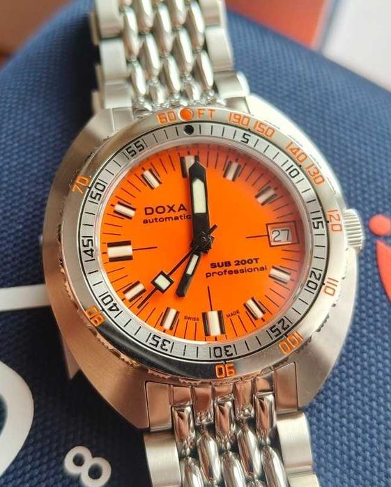 Колекционерски винтидж Doxa Sub 200t, пълен комплект, бартер