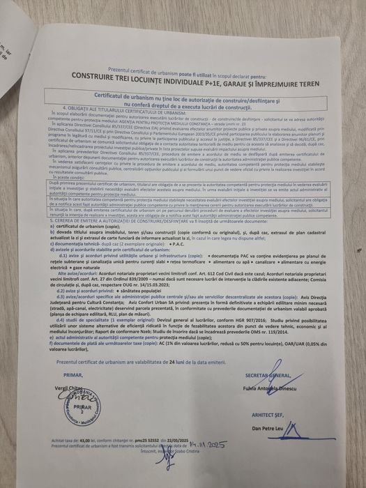 teren  2000 mp  36 metri deschidere