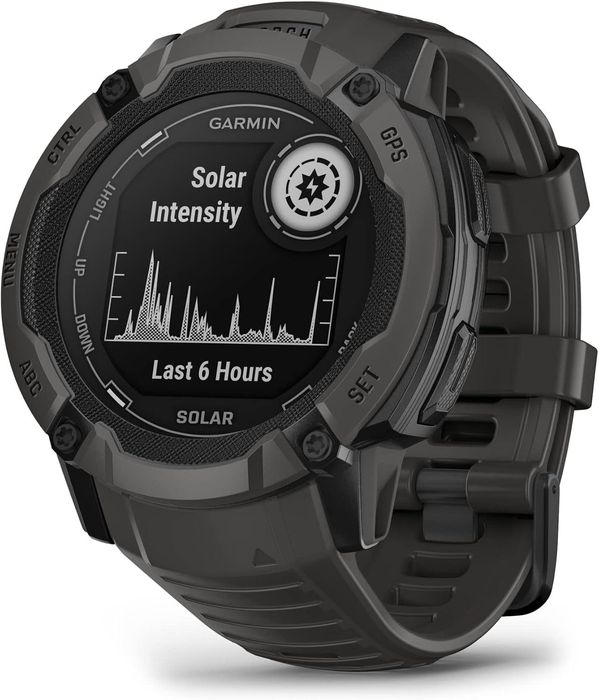 Smartwatch Garmin Instinct 2X Solar, 50mm, GPS, Android/iOS,negru,sigilat