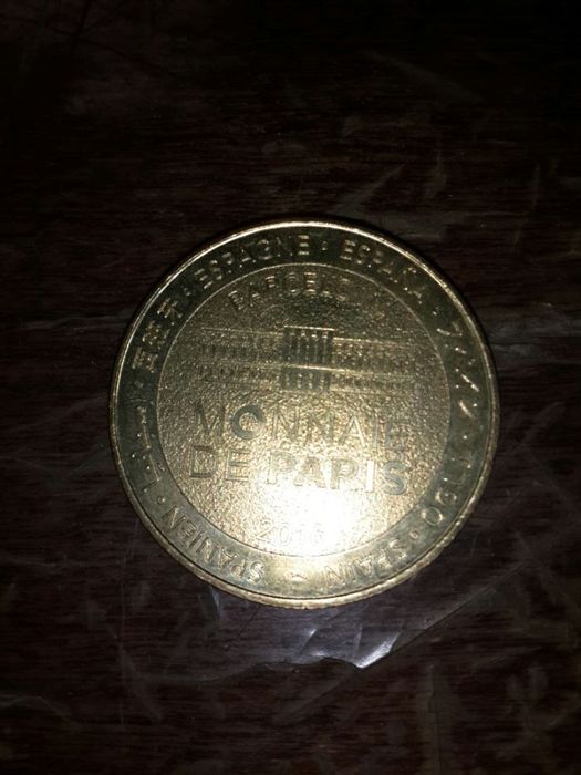 Сувенир из Испании. Монета. Гауди.