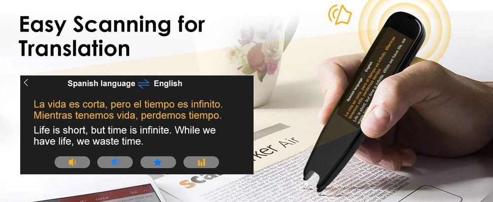 Преводач 131 езика ConBlom S6- сканиране на текст и гласов превод