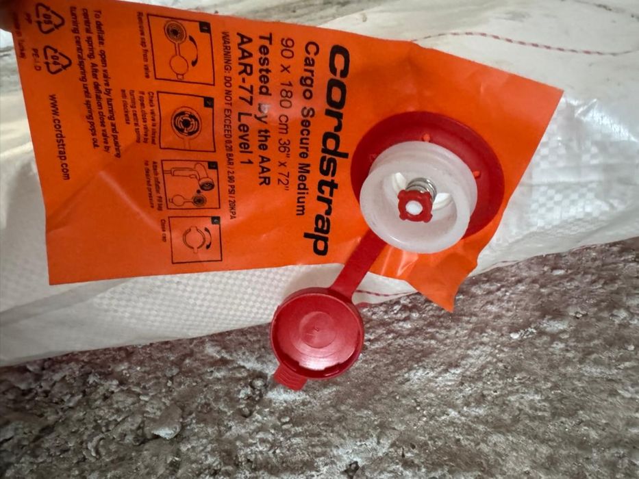 Мешки, пневмоподушки для крепления грузов