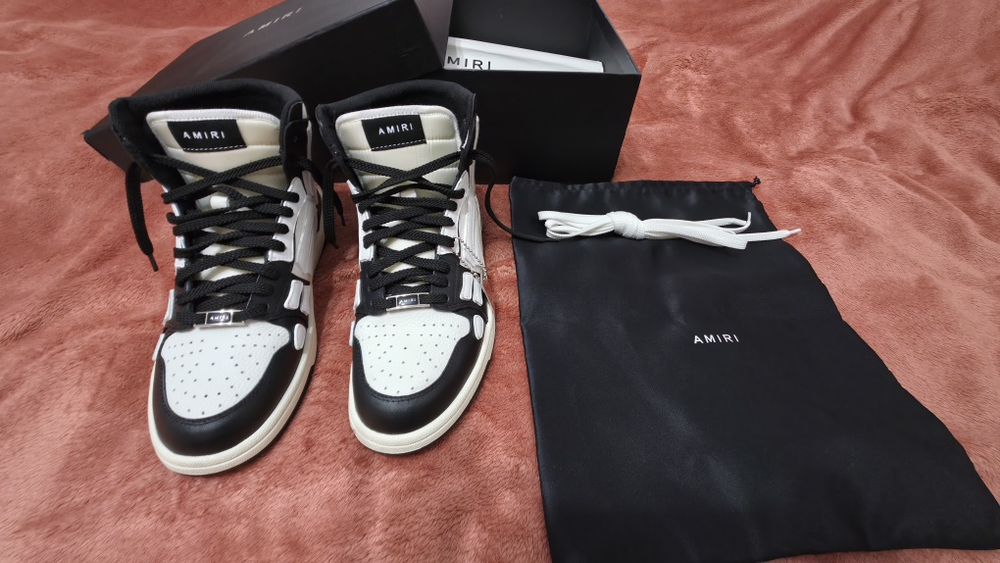 Amiri Skel Top Black/White 43