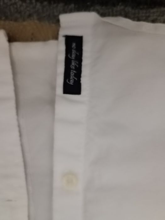 Страхотна бяла, детска ризка ZARA, 11-12 год, 150 ръст