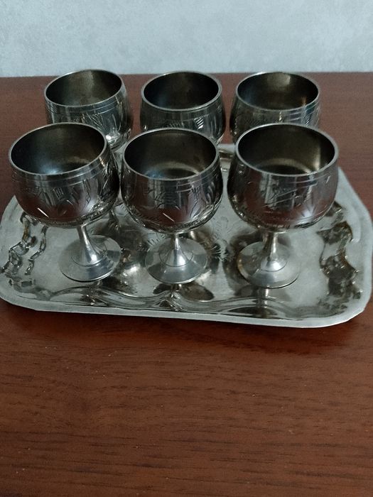 Рюмки мельхиоровые