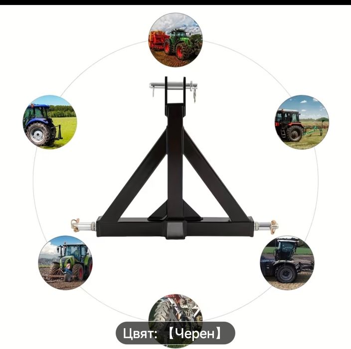 Триточков теглич за трактор