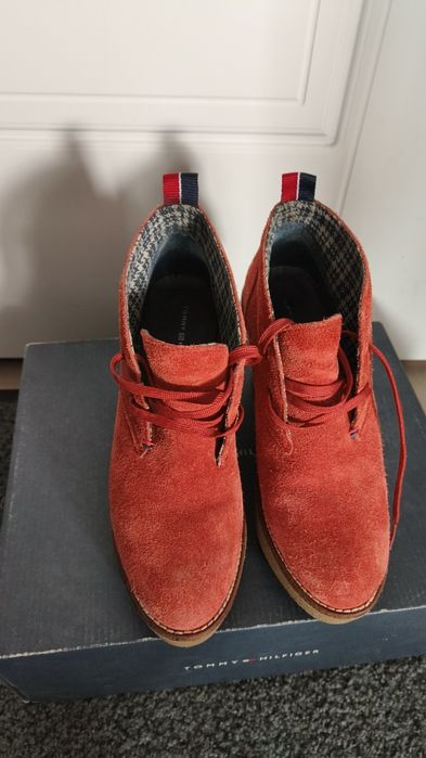 Pantofi dama piele întoarsă, naturala  Tommy Hilfiger măsura 37