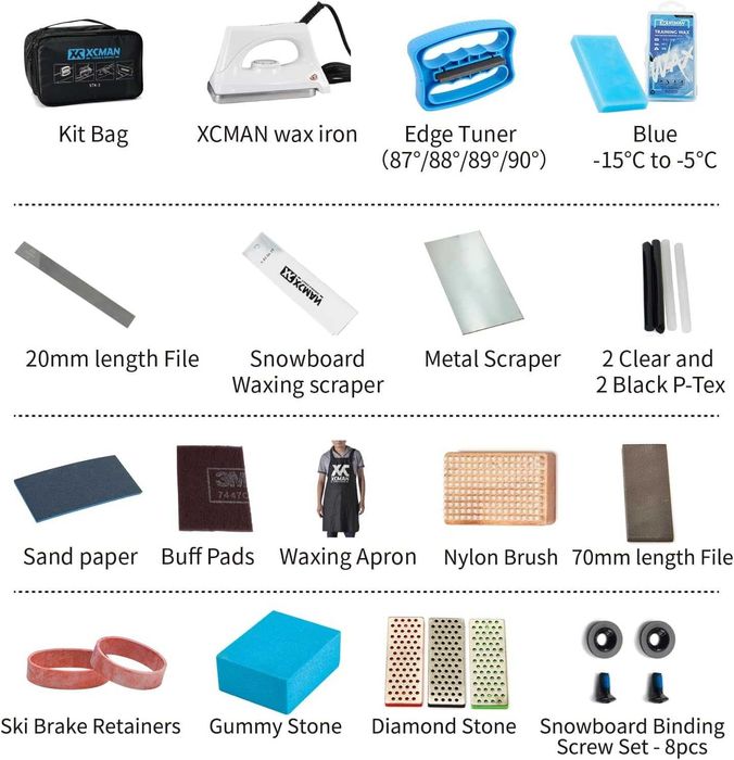 Kit ceruire schiuri, snowboard