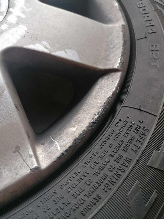 Set jante aluminiu+anvelope