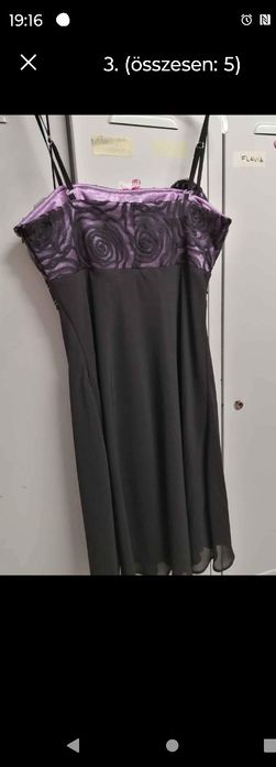 Rochiță de vară negru cu mov