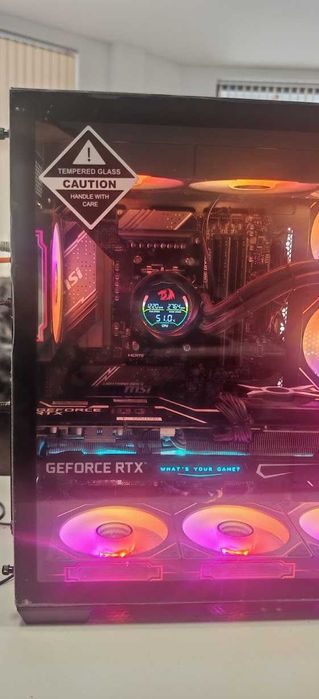 Мощен Геймърски Компютър Ryzen 5 7500X3D/32Gb DDR5/1TB SSD Corsair/RTX 3070TI/WIFI & BT/Гаранция