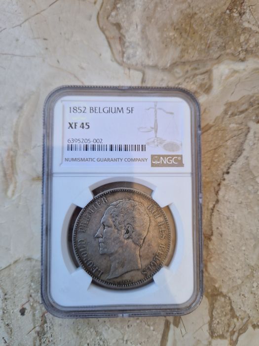 5 франка 1852г XF 45