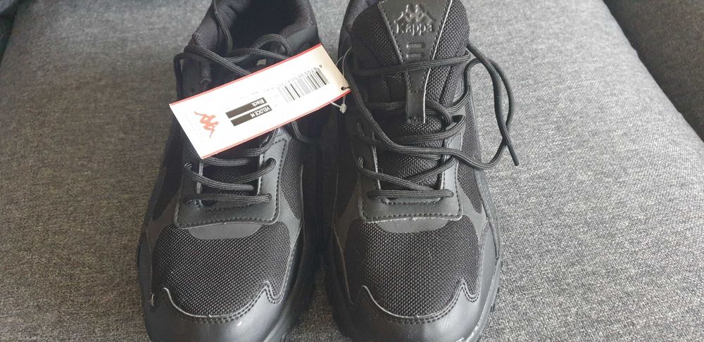 Kappa Veloce Mens Trainers Black Size EUR44