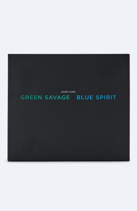 Zara GREEN SAVAGE&BLUE SPIRIT 2xпо 100мл 285.000 за штуку