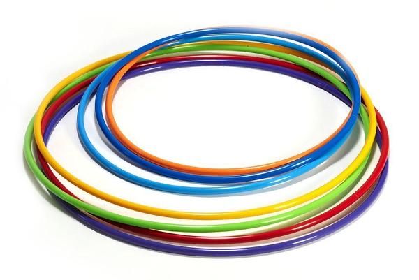 Обручи, гимнастика