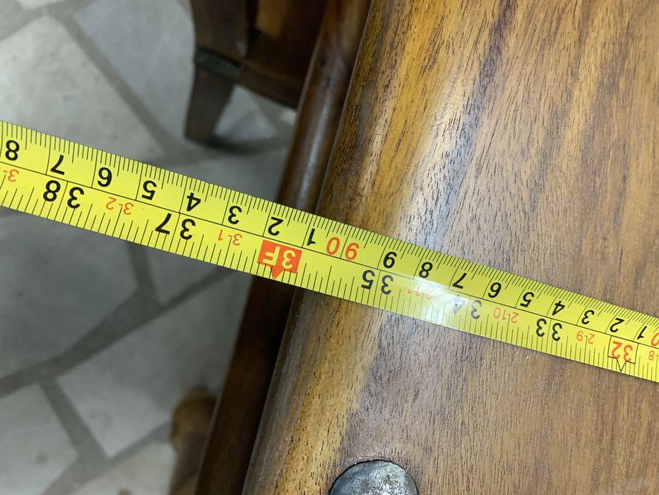 Титкова масивна маса с 6 стола