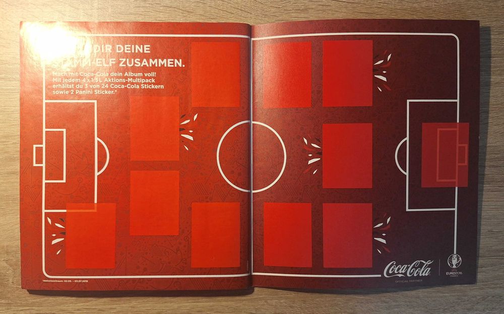 Попълнен Албум Панини Евро 2016