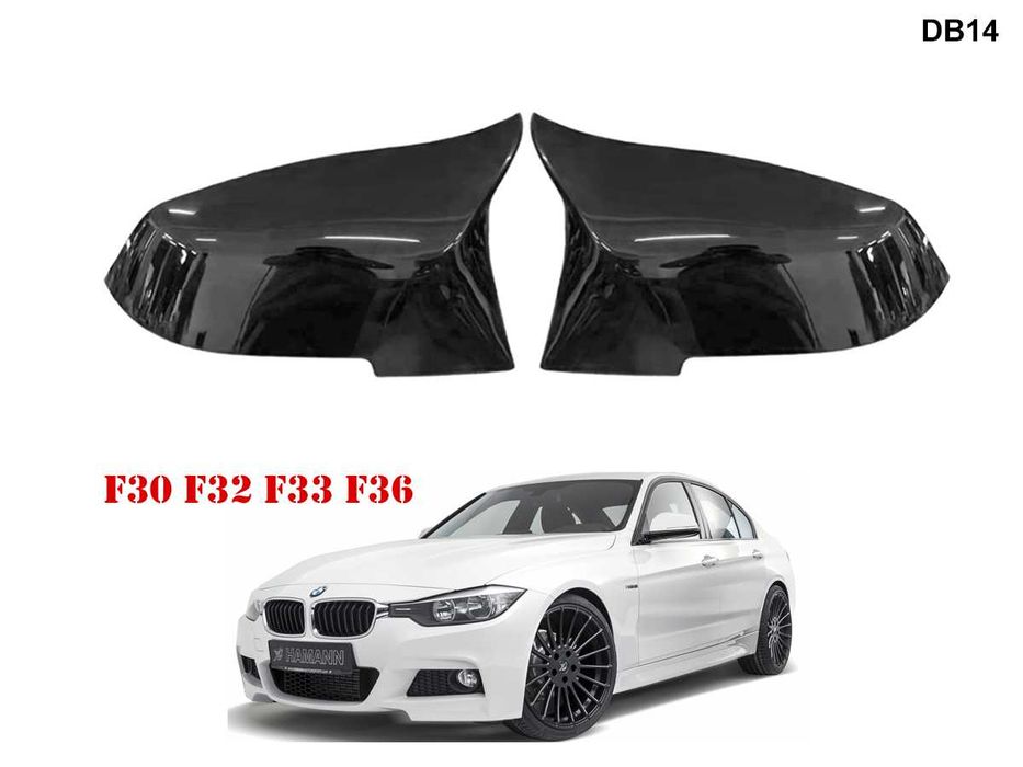 Capace Oglinzi Batman M Style Negru Lucios Ornamente BMW F30 F32 F36