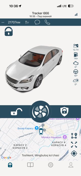 Tracker 2 Premier + pozitsiyasi