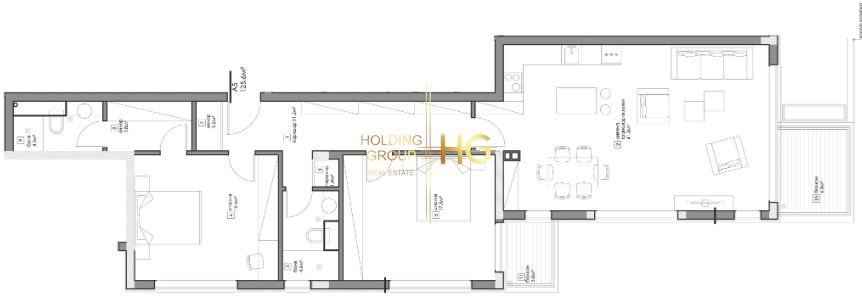 Продава се Тристаен апартамент в к.к. Св.Св. Константин и Елена - 145 кв.м за 2066 €/кв.м - Снимка #8