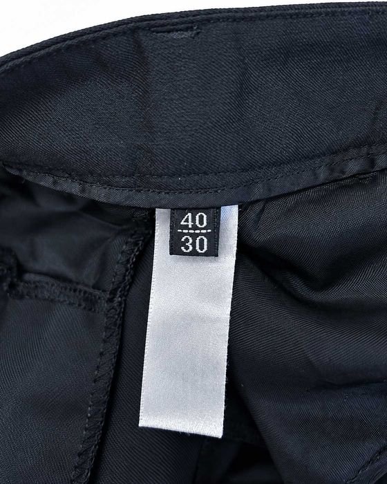 Pantaloni eleganți damă Massimo Dutti Woman din lână și mătase negri Mărimea L