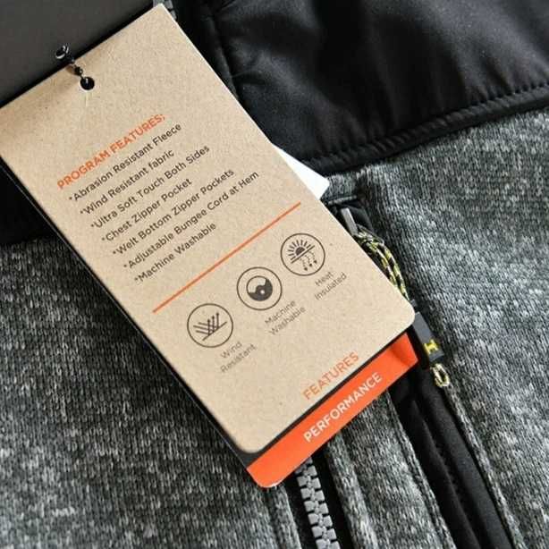 Hawke & Co (USA) Джемпер толстовка джерси с микрофлисом внутри