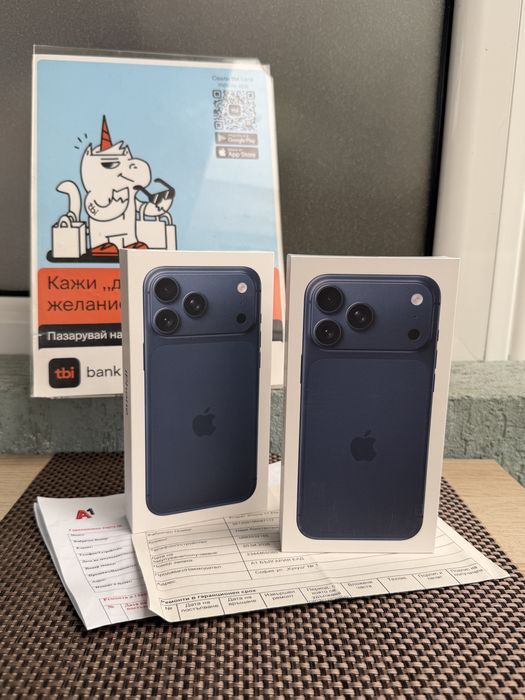 НОВИ! 512Gb *ЛИЗИНГ* iPhone 17 Pro Max Deep Blue 24М ГАРАНЦИЯ