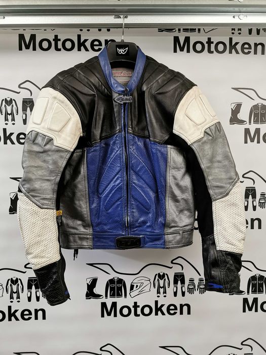 Geaca moto piele FLM marime 54