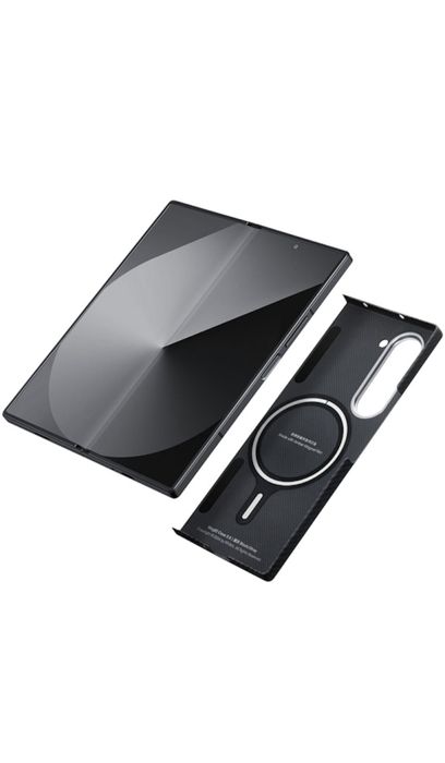 Husa de protectie Pitaka MagEZ 5 600D Ultra Slim, Samsung Galaxy Z Fold 6, Negru/Gri