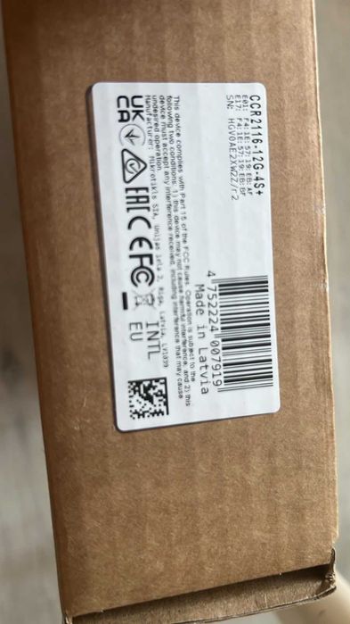 mikrotik ccr2116-12G-4S+