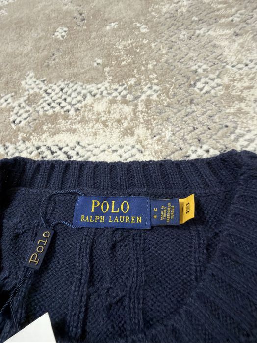 Pulover Ralph Lauren Bleumarin Împletit – Stare Foarte Bună