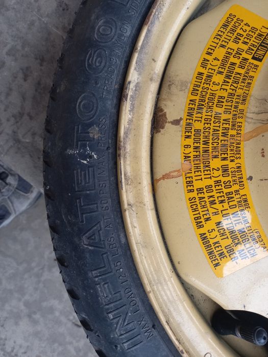 Резервна гума патерица 4х100