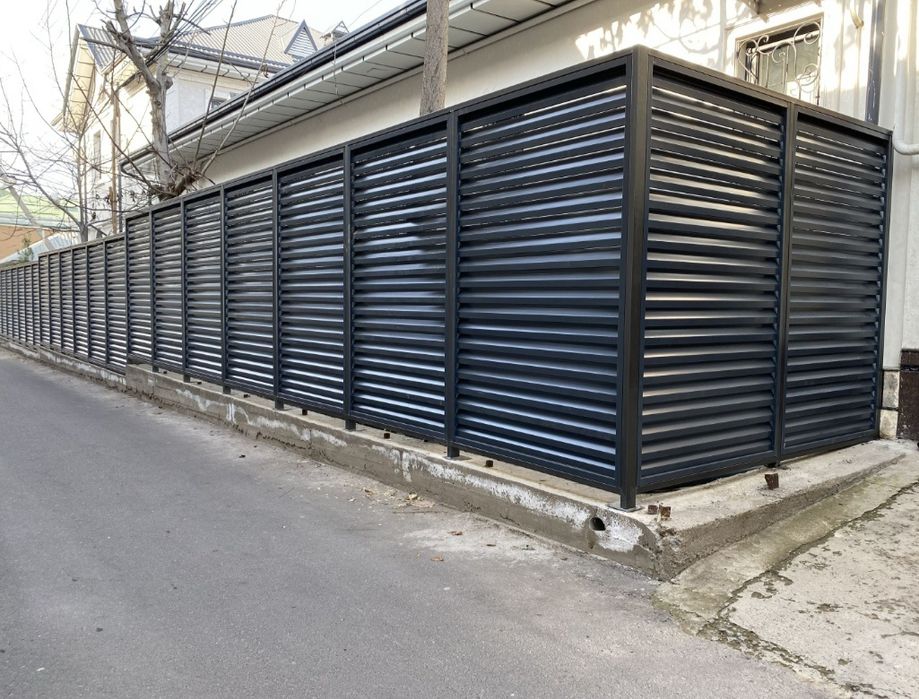 Металлические жалюзи, темир жалюзи, jalyuzi на забор