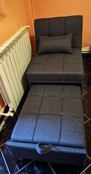 Vând fotoliu extensibil cu spătar rabatabil nou