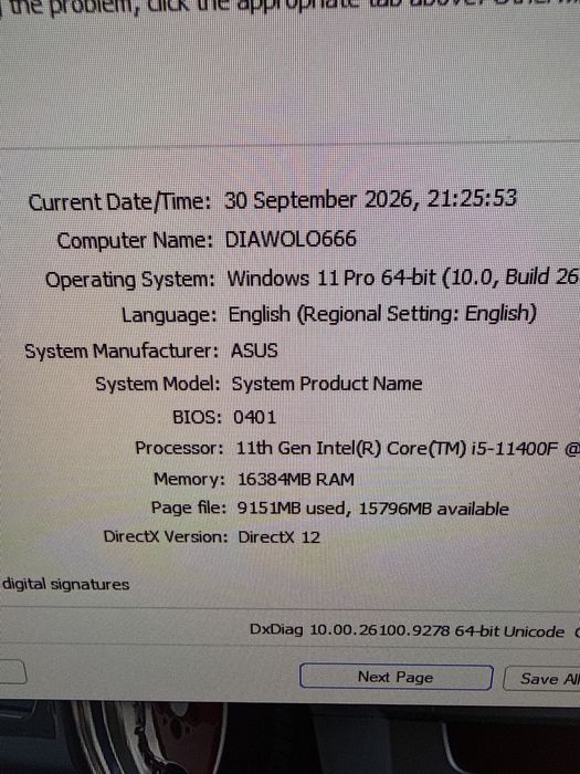 Desktop i5 11t gen