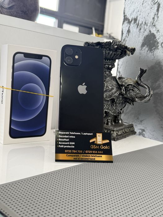 Vand iphone 12 de 64 gb baterie 100%