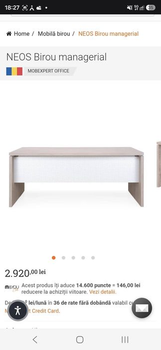Vand birou managerial NEOS - Mobexpert