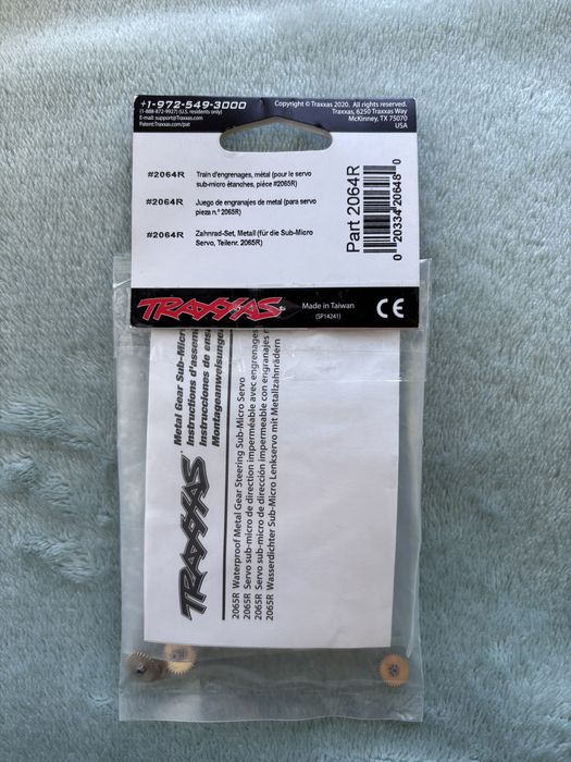 Set pinioane metalice Traxxas 2064R – Full box, ca noi