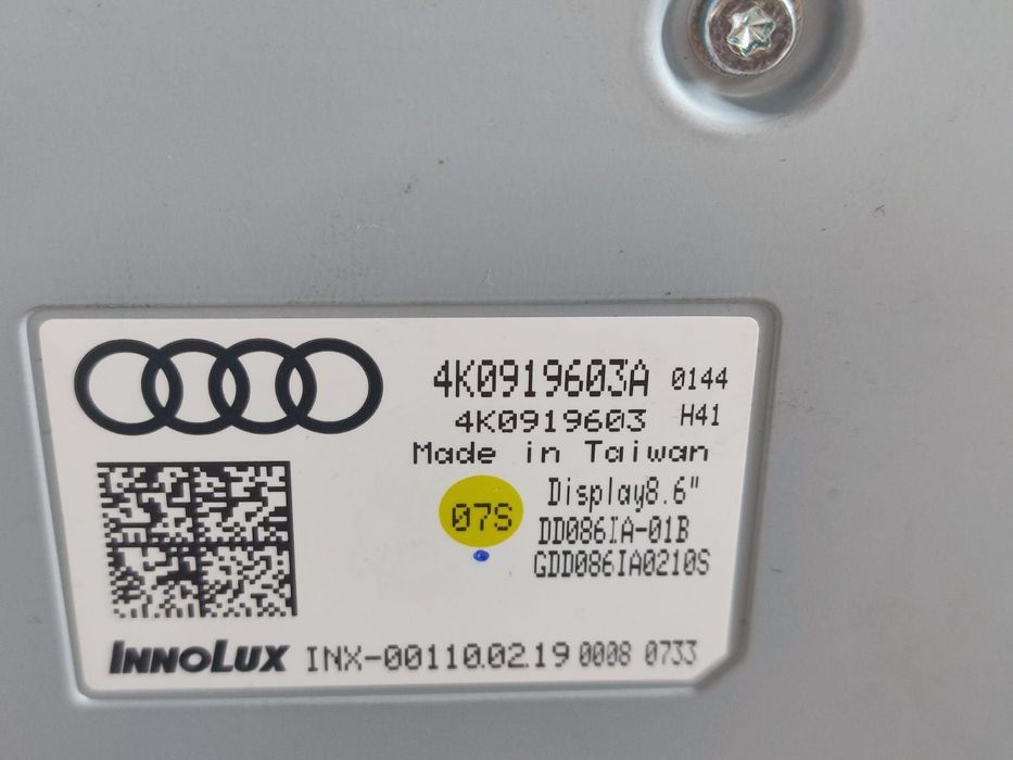 Display clima touch screen 4K0919603A Audi A6 C8 [2018 - 2020] 2.0 DK