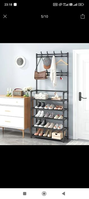 Вешалка+ обувь подставка.    Oyoq kiyim podstavka arzon narxlarda