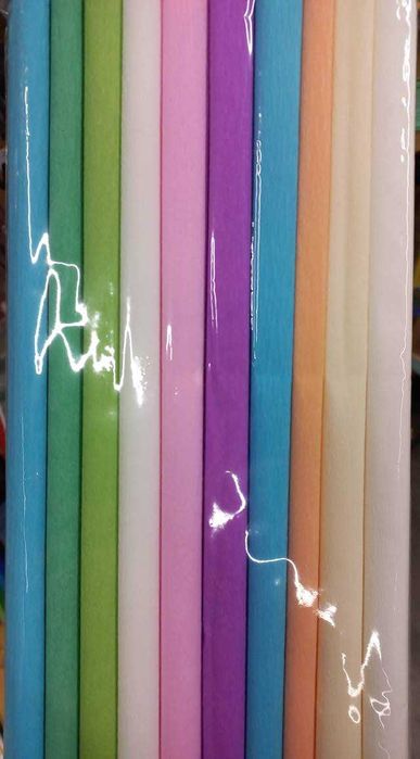 Тишу и креп  хартия ,цена 2.50лв за брой