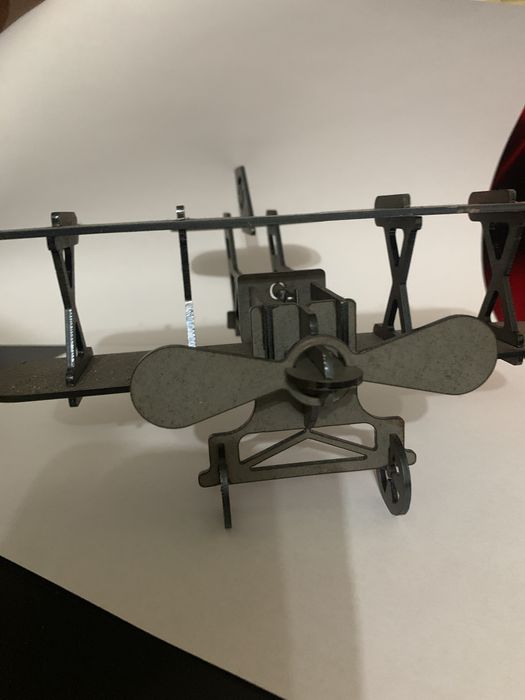 Avion decorativ din fier 20x20