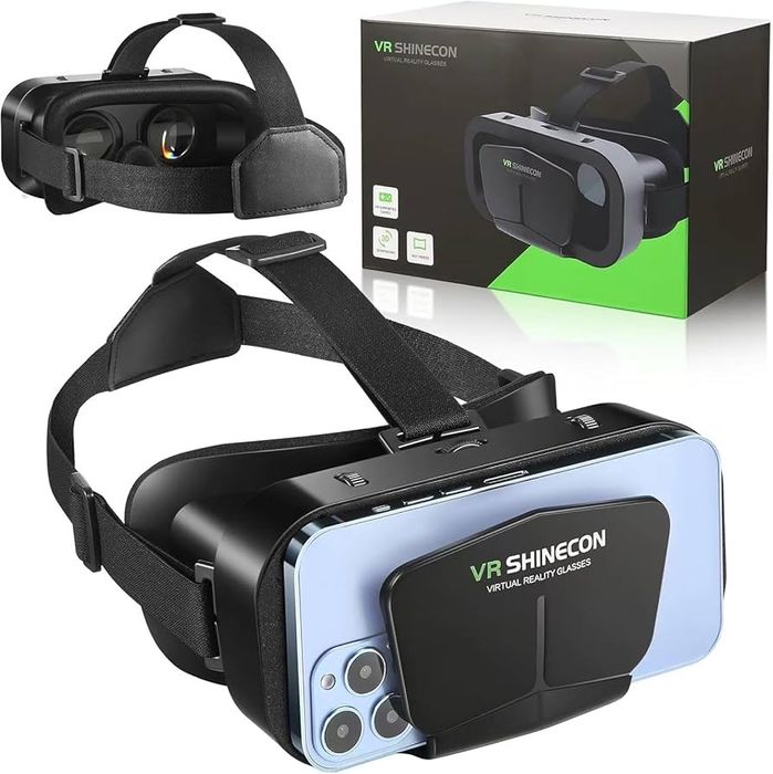 ИГРОВА КОНЗОЛА RETRO CONSOLE M15 4K PRO GAME STICK, 64GB и VR Headset Virtual Reality VR Glasses VR Helmet for iPhone Android Smartphones
