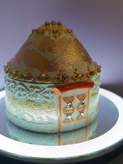 Юрта из гипса ручной работы